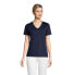 Фото #10 товара Women's Tall Relaxed Supima Cotton V-Neck T-Shirt