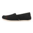 TOMS Alpargata Slip On Womens Black Flats Casual 10016688T