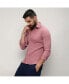 ფოტო #3 პროდუქტის Men's Nude Pink Self-Design Intertwine Shirt