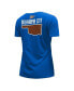 ფოტო #4 პროდუქტის Women's Blue Oklahoma City Thunder 2022/23 City Edition V-Neck T-shirt