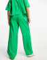 Фото #8 товара Object straight leg trouser co-ord in bright green