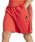 ფოტო #1 პროდუქტის Men's Train Essentials Classic-Fit AEROREADY 3-Stripes 10" Training Shorts