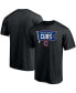 Фото #1 товара Men's Black Chicago Cubs Hometown T-shirt