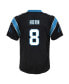 ფოტო #4 პროდუქტის Big Boys Jaycee Horn Black Carolina Panthers Game Jersey