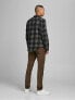 Фото #3 товара Pánská košile JJEGINGHAM Slim Fit 12181602 Dusty Olive