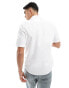 BOSS Orange Rash short sleeve shirt in white