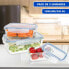 Фото #6 товара Набор штабелируемых герметичных кухонных контейнеров Max Home 6 штук 23 x 7,5 x 17,5 cm