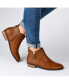 ფოტო #5 პროდუქტის Women's Ellis Side Zip Ankle Booties