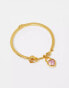 Фото #2 товара Girls Crew 18k gold plated key to my heart ring