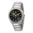 ფოტო #1 პროდუქტის MASERATI Stile 45 mm Chro Black Dial Br Ss watch