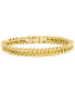 ფოტო #3 პროდუქტის Men's Double Curb Link Bracelet in 10k Gold