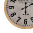 Настенное часы Белый Натуральный Деревянный Стеклянный 76 x 76 x 6 cm