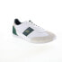 Фото #3 товара Lacoste Angular 123 4 CMA Mens White Canvas Lifestyle Sneakers Shoes