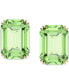 ფოტო #2 პროდუქტის Gold-Tone Millenia Green Stone Stud Earrings