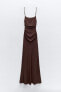 Draped camisole dress