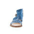 Фото #3 товара Miz Mooz Forge 279051 Womens Blue Leather Hook & Loop Strap Sandals Shoes 6