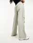 Фото #3 товара ASOS DESIGN parachute cargo trouser with tie waist in washed khaki