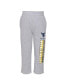 Фото #3 товара Toddler Boys and Girls Heather Gray, Navy West Virginia Mountaineers Playmaker Pullover Hoodie and Pants Set