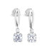 Фото #1 товара Silver earrings with zircons JA24026CZ