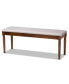 Фото #1 товара Giovanni Modern and Contemporary Fabric Upholstered Dining Bench
