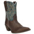 Фото #2 товара Laredo Randee Point Toe Cowboy Womens Blue, Brown Casual Boots LA1035