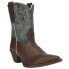 Laredo Randee Point Toe Cowboy Womens Blue, Brown Casual Boots LA1035