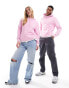 New Era unisex branded hoodie in pink