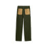 Фото #2 товара Puma Downtown Corduroy Pants Mens Green Casual Athletic Bottoms 62128931