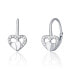 Romantic silver earrings with zircons SVLE1508XH2BI00