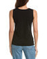 Фото #2 товара Forte Cashmere Seamed Silk & Cashmere-Blend Tank Women's Black Xs