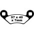 Фото #1 товара EBC FA-TT Series Carbon Fiber Offroad FA159TT Brake Pads