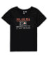 ფოტო #3 პროდუქტის Women's Black Philadelphia Flyers Plus Size Lodge T-shirt and Pants Sleep Set