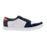 Фото #1 товара French Connection Fender FC7208L Mens Blue Leather Lifestyle Sneakers Shoes