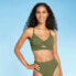 Фото #1 товара Women's Cinch Trim Cut Out Detail Bikini Top - Shade & Shore™ Size 36B