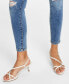 Juniors' Curvy Distressed Skinny Ankle Jeans