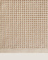 Waffle-knit cotton bath towel