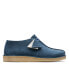 Фото #2 товара Clarks Desert Trek 26170134 Mens Blue Nubuck Oxfords & Lace Ups Casual Shoes