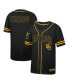 Фото #1 товара Men's Black Baylor Bears Free Spirited Mesh Button-Up Baseball Jersey