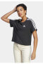 Фото #8 товара Топ спортивный Adidas Essentials 3-Stripes Single Jersey Crop Üst