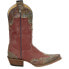 Фото #2 товара Justin Boots Vera Red Snip Toe Cowboy Womens Red Casual Boots L4454