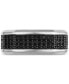 ფოტო #3 პროდუქტის Men's Black Diamond Octagon Cluster Ring (3/4 ct. t.w.) in Sterling Silver-Plate