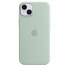 Фото #1 товара Чехол силиконовый для Apple iPhone 14 Plus с MagSafe - Суккулент - Green Apple - iPhone 14 Plus - 17 см (6,7") - Зеленый