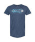 Men's Heather Navy Ross Chastain Busch Light Beer Run T-Shirt