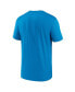 Фото #4 товара Men's Blue Carolina Panthers Legend Logo Performance T-shirt