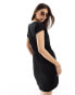 Фото #2 товара ONLY tie waist midi dress in black