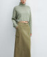 Women's Pocket Detail Long Cargo Skirt