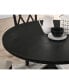 Фото #3 товара Windvale Cross-Buck Base Dining Table in Black