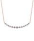 ფოტო #1 პროდუქტის Lab Grown Diamond Curved Bar Collar Necklace (1 ct. t.w.) in 14k White, Yellow or Rose Gold, 16" + 2" extender