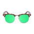 Очки PALOALTO Epoke Polarized Bamboo Brown Arm / Blue / White Painted, Blue Revo/CAT3 - фото #3