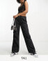 Noisy May Tall cargo trousers in black